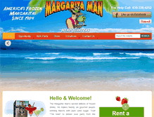 Tablet Screenshot of margaritaman.com